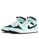 Nike Air Jordan 1 Mid "Aqua Blue Tint" Herren/Damen AJ1 Sneakers BQ6472-300