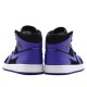 Nike Air Jordan 1 Mid "Black Dark Concord" Damen/Herren AJ1 Sneakers 554724-051