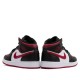 Nike Air Jordan 1 Mid "Bred Toe" Damen/Herren AJ1 Sneakers 554725-066