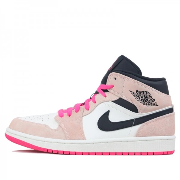 Nike Air Jordan 1 Mid "Crimson Tint" Damen/Herren AJ1 Sneakers 852542-801