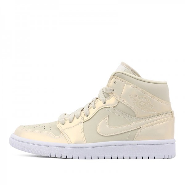 Nike Air Jordan 1 Mid "Goose Feather Yellow" Damen AJ1 Sneakers CK6587-200