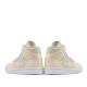 Nike Air Jordan 1 Mid "Goose Feather Yellow" Damen AJ1 Sneakers CK6587-200