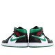 Nike Air Jordan 1 Mid "Green Toe" Damen/Herren AJ1 Sneakers 554724-067