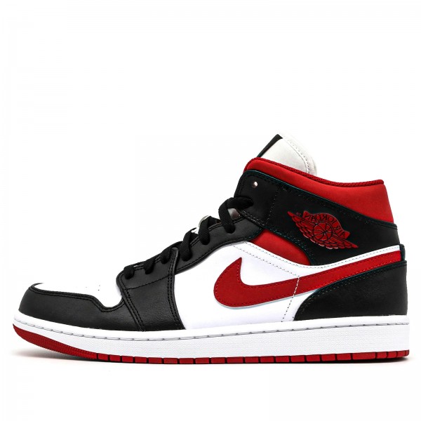 Nike Air Jordan 1 Mid "Gym Red Black White" Damen/Herren AJ1 Sneakers 554724-122