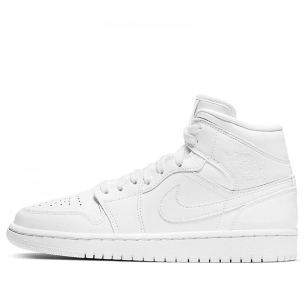 Nike Air Jordan 1 Mid "Ivory White" Damen AJ1 Sneakers BQ6472-112