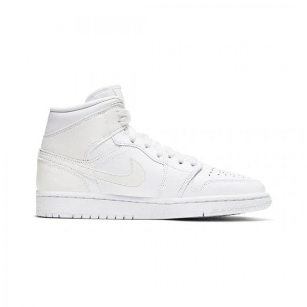 Nike Air Jordan 1 Mid "Ivory White" Damen AJ1 Sneakers BQ6472-112