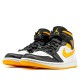 Nike Air Jordan 1 Mid "Laser Orange Black" Damen/Herren AJ1 Sneakers CV5276-107