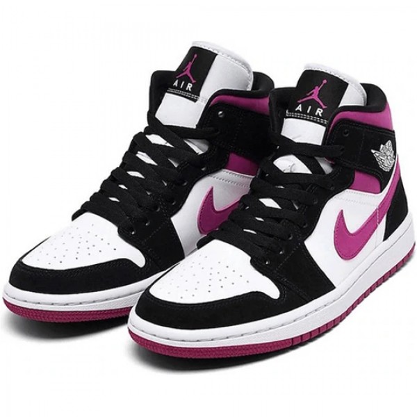 Nike Air Jordan 1 Mid "Magenta" Herren/Damen AJ1 Sneakers BQ6472-005