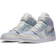 Nike Air Jordan 1 Mid "Mixed Textures Blue" Herren/Damen AJ1 Sneakers DA4666-100