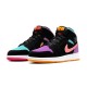 Nike Air Jordan 1 Mid "Multi-Color" Damen/Herren AJ1 Sneakers 554725-083