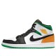 Nike Air Jordan 1 Mid "Oakland" Damen/Herren AJ1 Sneakers 852542-101