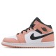 Nike Air Jordan 1 Mid "Pink Quartz" Damen/Herren AJ1 Sneakers 555112-603