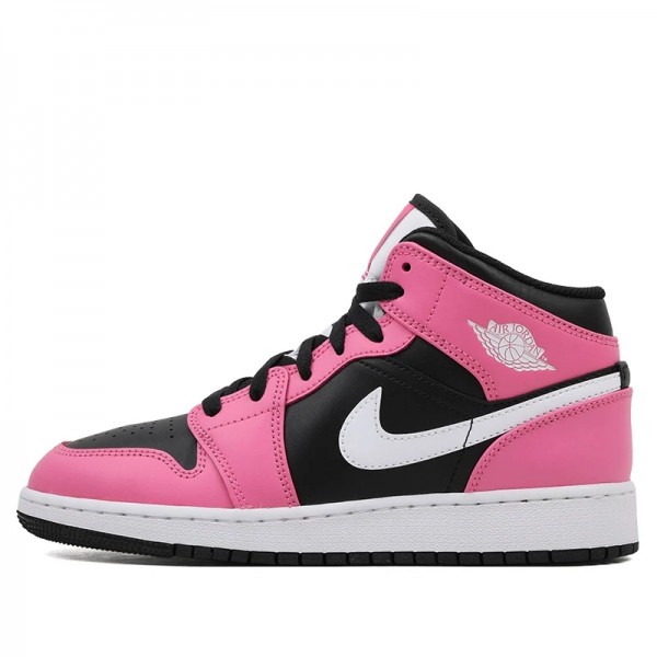 Nike Air Jordan 1 Mid "Pinksicle" GS AJ1 Sneakers 555112-002