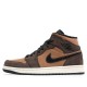 Nike Air Jordan 1 Mid SE "Dark Chocolate" Damen/Herren AJ1 Sneakers DC7294-200