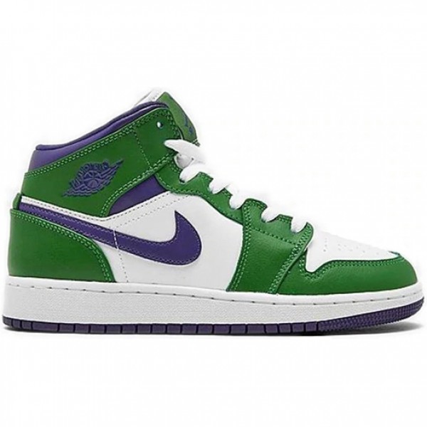 Nike Air Jordan 1 Mid SE "Incredible Hulk" Damen/Herren AJ1 Sneakers 554725-300