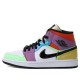 Nike Air Jordan 1 Mid SE "Multi-Color" Herren/Damen AJ1 Sneakers CW1140-100