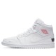 Nike Air Jordan 1 Mid SE "Nike Swoosh On Tour" 2020 Damen/Herren AJ1 Sneakers CW7589-100