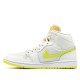 Nike Air Jordan 1 Mid SE "Voltage Yellow" Damen/Herren AJ1 Sneakers DB2822-107