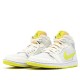 Nike Air Jordan 1 Mid SE "Voltage Yellow" Damen/Herren AJ1 Sneakers DB2822-107