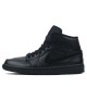 Nike Air Jordan 1 Mid "Triple Black" Damen/Herren AJ1 Sneakers 554724-090