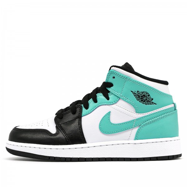 Nike Air Jordan 1 Mid "Tropical Twist Igloo" Damen/Herren AJ1 Sneakers 554724-132