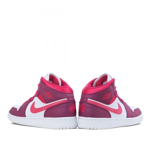 Nike Air Jordan 1 Mid "True Berry Rush Pink" Damen AJ1 Sneakers 555112-661