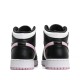 Nike Air Jordan 1 Mid "White Black Light Arctic Pink" Herren/Damen AJ1 Sneakers 555112-103