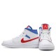 Nike Air Jordan 1 Mid "White Red Royal" Damen/Herren AJ1 Sneakers BQ6472-164