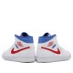 Nike Air Jordan 1 Mid "White Red Royal" Damen/Herren AJ1 Sneakers BQ6472-164