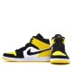 Nike Air Jordan 1 Mid "Yellow Toe Black" Damen/Herren AJ1 Sneakers 852542-071