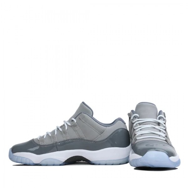 Nike Air Jordan 11 Retro Low "Cool Grey" GS AJ11 Sneakers 528896-003