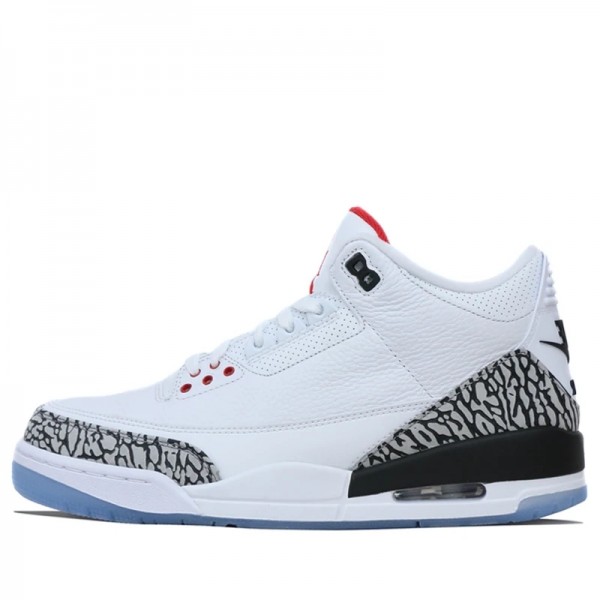 Nike Air Jordan 3 Retro "Free Throw Line White Cement" Herren AJ3 Sneakers 923096-101