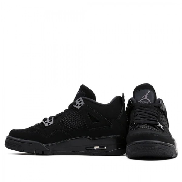 Nike Air Jordan 4 Retro "Black Cat" 2020 Herren/Damen AJ4 Sneakers 408452-010