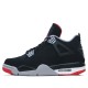 Nike Air Jordan 4 Retro "Bred" 2019 Herren/Damen AJ4 Sneakers 308497-060