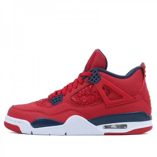 Nike Air Jordan 4 Retro "Fiba" 2019 Herren/Damen AJ4 Sneakers CI1184-617