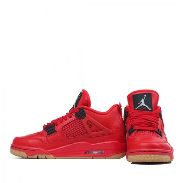 Nike Air Jordan 4 Retro "Fire Red Singles Day 2018" Damen AJ4 Sneakers AV3914-600