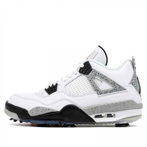 Nike Air Jordan 4 Retro "Golf White Cement" Herren AJ4 Sneakers CU9981-100