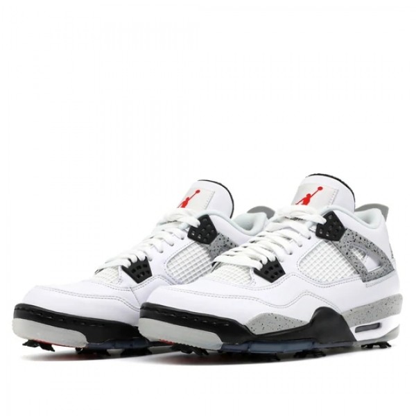 Nike Air Jordan 4 Retro "Golf White Cement" Herren AJ4 Sneakers CU9981-100