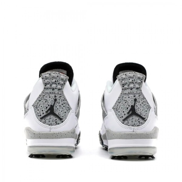 Nike Air Jordan 4 Retro "Golf White Cement" Herren AJ4 Sneakers CU9981-100