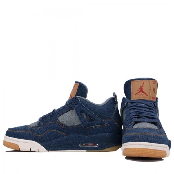 Nike Air Jordan 4 Retro "Levi's Denim" Herren/Damen AJ4 Sneakers AO2571-401