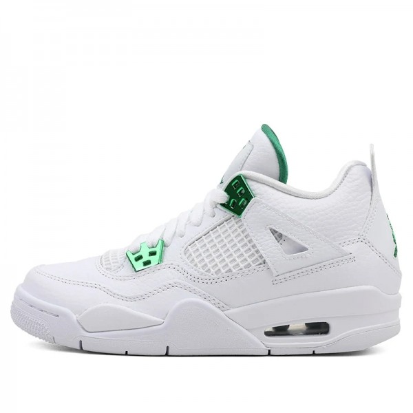 Nike Air Jordan 4 Retro "Metallic Pack Pine Green" Herren/Damen AJ4 Sneakers 408452-113