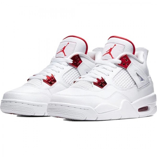 Nike Air Jordan 4 Retro "Metallic Red" Herren/Damen AJ4 Sneakers 408452-112