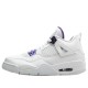 Nike Air Jordan 4 Retro "Purple Metallic" Herren/Damen AJ4 Sneakers 408452-115