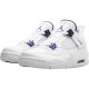 Nike Air Jordan 4 Retro "Purple Metallic" Herren/Damen AJ4 Sneakers 408452-115