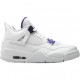 Nike Air Jordan 4 Retro "Purple Metallic" Herren/Damen AJ4 Sneakers 408452-115