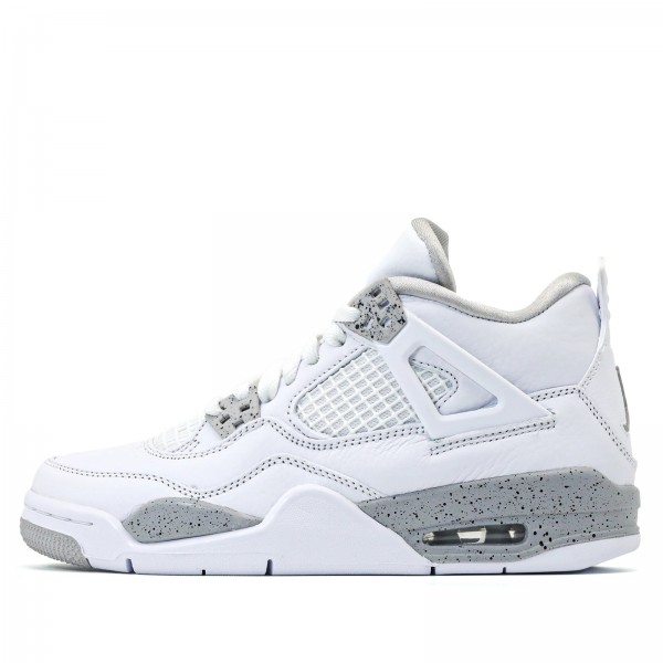 Nike Air Jordan 4 Retro "White Oreo" 2021 Herren/Damen AJ4 Sneakers DJ4699-100