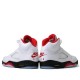 Nike Air Jordan 5 Retro "Fire Red Silver Tongue" 2020 Herren AJ5 Sneakers DA1911-102