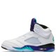 Nike Air Jordan 5 Retro "Grape Fresh Prince" Herren/Damen AJ5 Sneakers AV3919-135