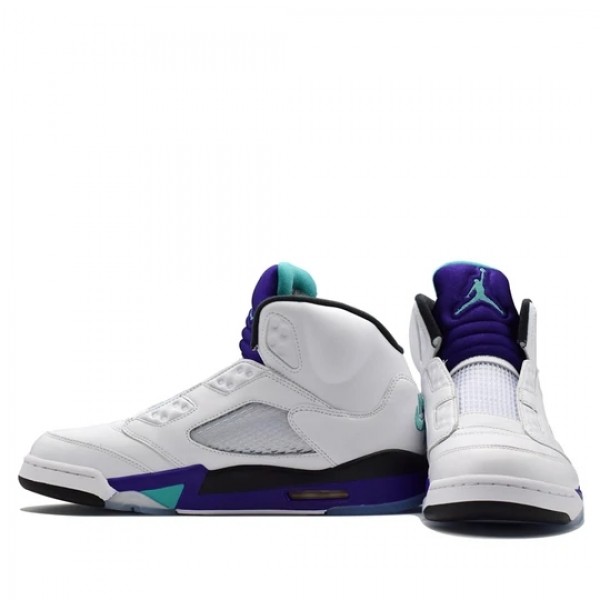 Nike Air Jordan 5 Retro "Grape Fresh Prince" Herren/Damen AJ5 Sneakers AV3919-135