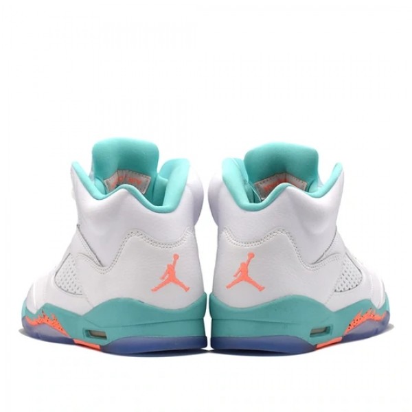 Nike Air Jordan 5 Retro "Light Aqua" Herren/Damen AJ5 Sneakers 440892-100